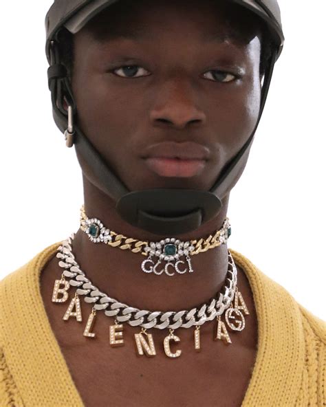 balenciaga gucci choker|Gucci Balenciaga collection.